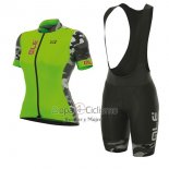 Ale Prr Ventura Ropa Ciclismo Culotte Corto 2017 Mujer Mangas Cortas Verde